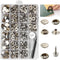 BIOUU Canvas Snap Kit Tool - 363PCS Stainless Steel Snap Fastener Kit for Boat Covers, Carpets and Furniture...