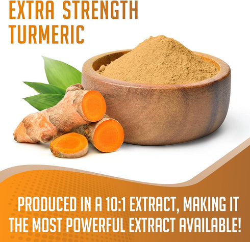 XPRS Nutra Organic Turmeric Curcumin Powder Extract 10:1 - Premium USDA Organic Curcumin Powder for Immunity - Vegan Friendly Pure Curcumin for Gu...