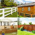 4x4"(3 5/8") Fence Post Cap,Deck Post Plastic Cap with Screws,PP Plastic Waterproof Protect Wooden Post Rot Proof and Anti-Cracking 12Pack…...