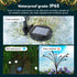Solar Garden Lights 2-Pack 16 LEDs with Two Light Modes, Firefly Garden Lights Solar Outdoor, Swinging Garden Lights Solar Powered Waterproof for ...