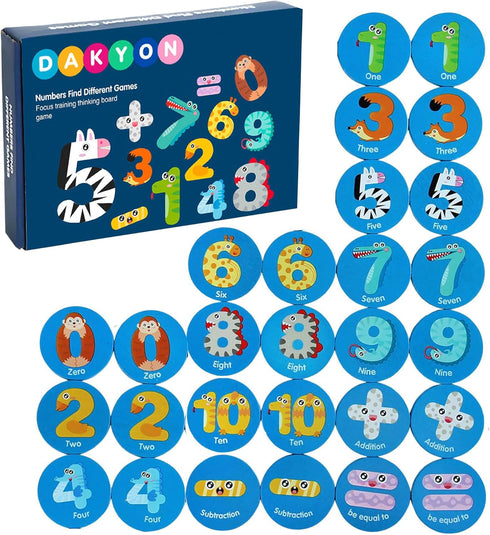Wooden Memory Game Montessori Toddler Toys Gift for Boys & Girls 3 4 5 Years Old Educational Intelligence and Memory Development Toys...
