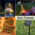 2 Pack Solar Waterfall Fairy Bunch Lights Outdoor Waterproof 200LEDs 8 Modes Watering Can Light (NO CAN) Solar Powered String Lights Firefly Vine ...