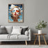 Posterizer 1 pcs-Surreal Woman's Facein the sky-Abstract & Modern Art-Fantasy & Fiction Art-Gift for Art Lovers-Decor for Home & Office- UNFRAMED ...