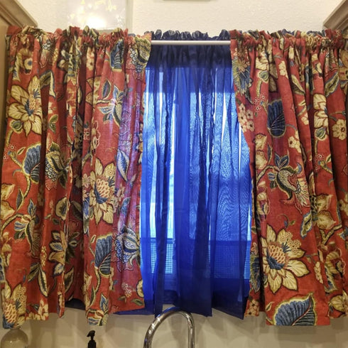 2 Pack Tension Curtain Rod 15.7-28 Inch, Small Short Adjustable Extendable Spring Loaded Rods for Windows Cabinet Blinds Closet Bedroom Kitchen Ba...