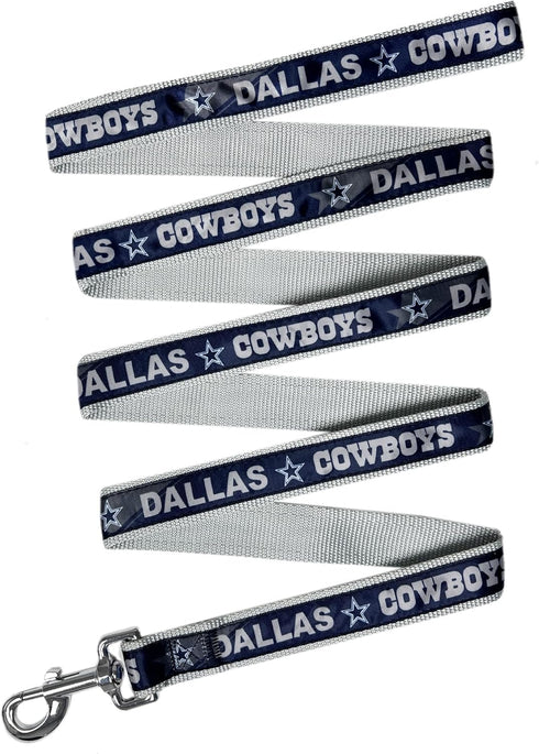 NFL PET Leash Dallas Cowboys Dog Leash, Large Football Team Leash for Dogs & Cats. A Shiny & Colorful Cat Leash & Dog Leash Licensed by The NFL...