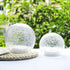 Crackle Globe LED Lamp Battery Operated, Lighted Glass Orb for Festival Christmas Decoration, Gold Mercury Glass Ball Light for Living Room Indoor...