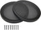 6" Speaker Grill Covers, Car Speaker Subwoofer Guard Protector, ABS Plastic Frame with Metal Mesh, Black - 2Pcs...