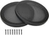 6" Speaker Grill Covers, Car Speaker Subwoofer Guard Protector, ABS Plastic Frame with Metal Mesh, Black - 2Pcs...