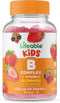 Lifeable Vitamin B Complex with Vitamin C for Kids - Great Tasting Natural Flavor Gummy Supplement - with Niacin, B6, Folic Acid, B12, Biotin & Pa...