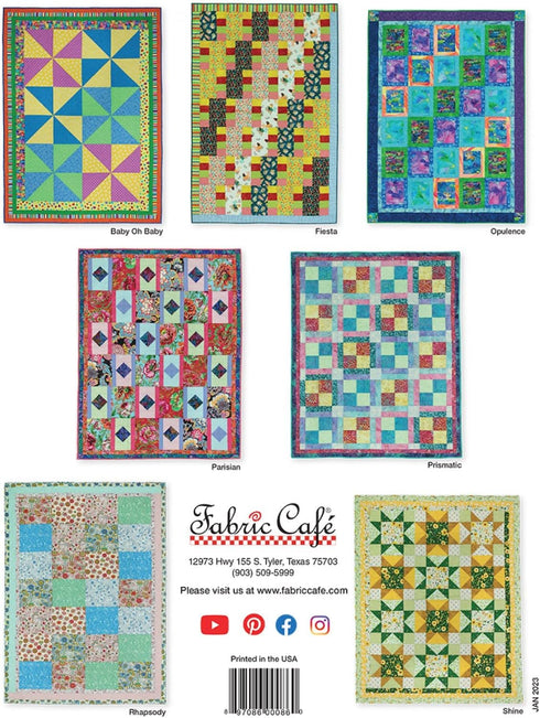 Fabric Cafe Fat Quarter Quilt Treats, Multi...