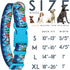 Nature Dog Collar Travel Pattern Adjustable Nylon Pet Collars for Small Medium Large Dogs Puppy Designer Print (Adventure, Neck Fit 14"-18")...