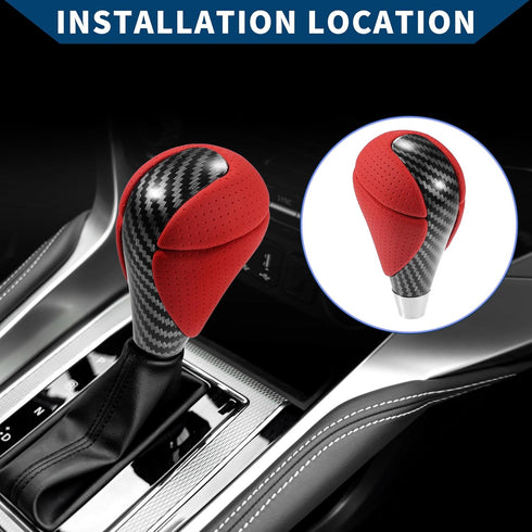 Automatic Gear Shift Knob for Lexus ES300h 2013-2015 Front Automotive Gearbox Stick Shifter Lever Knob/Durable Plastic Faux Leather / 1 Pcs Black...