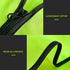 GOOFIT High Visibility Safety Vest for Men and Women?Cycling Vest with Zip, Reflective Vest, Work Vest?With 4 Front Pockets and Zip S Green...