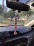 7 Chakra Gemstones Healing Feng Shui Crystals Window Car Decorations Hanging Ornament Dowsing Pendulum Good Luck Home Decoration for Reiki Yoga Me...