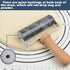 Rolling Pin Pizza Roller, Marble Roller Non-Stick T-Type, For Cake Baking Tortilla Fudge Pizza Cookies and Other Kitchen Baking Cooking (Type 1 Bl...
