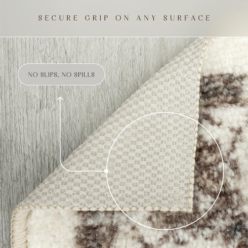 Maples Rugs Tapestry Farmhouse Area Rugs – Made in USA – Washable, Non Slip Indoor Carpet for Entryway, Foyer, Kitchen, and Bathroom, 1'8 x 2'10, ...