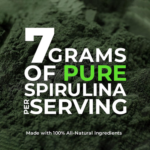 Spirulina Powder, Kosher, Raw and Non-Irradiated | Pure Vegan Protein | Premium Superfood, High in Amino Acids and Antioxidants - 4 Ounce...