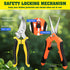 4 Pack Garden Pruning Shears, Stainless Steel Garden Shears, Gardening Shears, Garden Scissors, Garden Clippers, Pruning Snips, Pruning Shears for...