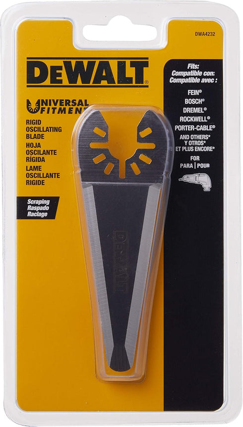 DEWALT Oscillating Tool Blade, Triangular, Rigid Scraper (DWA4232)...