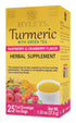 Hyleys Turmeric Tea - Raspberry & Cranberry Flavors - 25 Tea Bags - Wellness Herbal Supplement Green Tea...