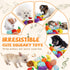 Charming Chorus-20 Pack Squeaky Dog Toys Set, Plush Puppy Toys with Irresistibly Cute Characters for Small Dogs, Interactive Dog Squeak Toys for D...