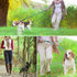 Hotsky Heavy Duty Dog Leash,Tactical Bungee Dog Leash with Car Seat Belt and Double Handle for Medium Large Dogs, 4-6ft Adjustable Shock Absorbing...