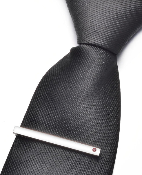 3Pcs Skinny Tie Clips Set For Men Unique Stainless Steel Gold Black Silver Jewelry For Wedding Business Dinner Party...