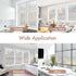 Haton Window Privacy Film, Stained Glass Rainbow Film Decorative Window Clings, Static Cling Sun Blocking Stickers Decals Coverings Tint for Home ...