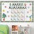 61PCS Happy Birthday Bulletin Board Decorations Floral Birthday Charts Flower Theme Bulletin Board Set Birthday Calendar Flower Greenery Paper Cut...