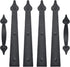 Garage Door Magnetic Decorative Hardware Carriage Accents Faux Hinges Handle Kit Pack of 1...