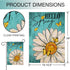 Hello Spring Daisy Flower Garden Flag Double Sided, Floral Butterfly Decorative Yard Outdoor Home Small Decor, Summer Farmhouse Burlap Outside Hou...