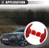 Motoforti Steering Wheel Shift Paddle Shifter Extension Cover,for Audi A5 2012-2014,Aluminum Alloy,Red,2pcs...