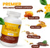 Bee Pollen Propolis Royal Jelly Extract with Carob, Pure Immune Support Supplement, Gluten-Free, Vegetarian Capsules, 1000 mg...