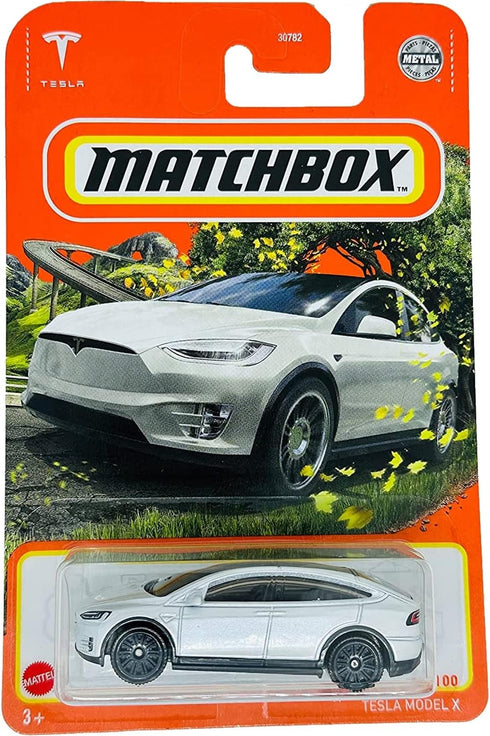 Matchbox 2022 - Tesla Model X - White - 59/100 - Ships Bubble Wrapped in a Box...
