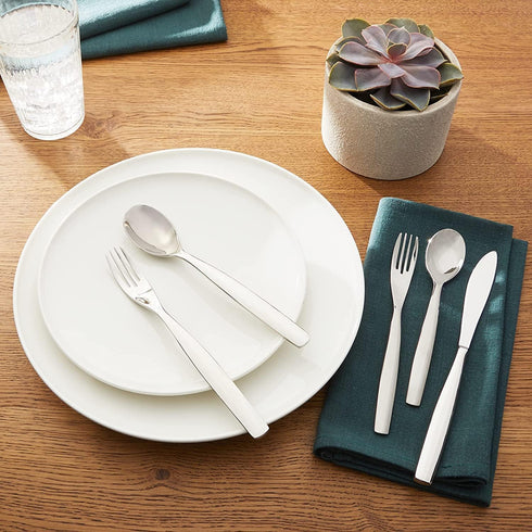 Ginkgo International Charlie 5-Piece Stainless Steel Flatware Place Setting, Service for 1...