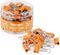 Small Binder Clips, 3/4 Inch (19mm) Binder Clips, 50 Pack Mini Binder Clips (Orange)...