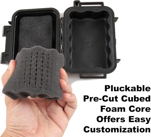 CASEMATIX Waterproof Travel Case Compatible with BlueDriver OBDII Device, Includes Case Only Black......