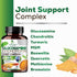 Glucosamine Chondroitin MSM Complex - Joint Support Supplement Turmeric & Boswellia, Triple Strength Glucosamine Capsules - Support for Joint Heal...