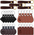 25 Pcs Leather Key Fob Kit, 5 Types PU Leather Key Fobs with Rivets and Keychain Ring, Diy Keychains Holder for Keychain Making Craft Working...