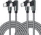 USB C to Lightning Cable 10FT MFi Certified 90 Degree iPhone Fast Charger Nylon Braided Extra Long Charging Cord Compatible with iPhone 13/13 Pro ...