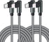 USB C to Lightning Cable 10FT MFi Certified 90 Degree iPhone Fast Charger Nylon Braided Extra Long Charging Cord Compatible with iPhone 13/13 Pro ...