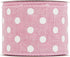 HUIHUANG Pink Polka Dot Burlap Ribbon Wired Edge Ribbon Easter Wreath Ribbon 2.5 Inch X 10 Yards Pink and White Polka Dot Ribbon for Wreaths Bows ...