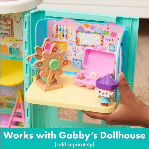 Gabby's Dollhouse, Baby Box Cat Craft-A-Riffic Room with Exclusive Figure, Accessories, Furniture and Dollhouse Delivery, Kids Toys for Ages 3 and...