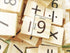 Abbaoww 100 Pcs Wooden Number Symbol Tiles for Crafts, Pendants, Spelling, Scrapbooking, Decoration...