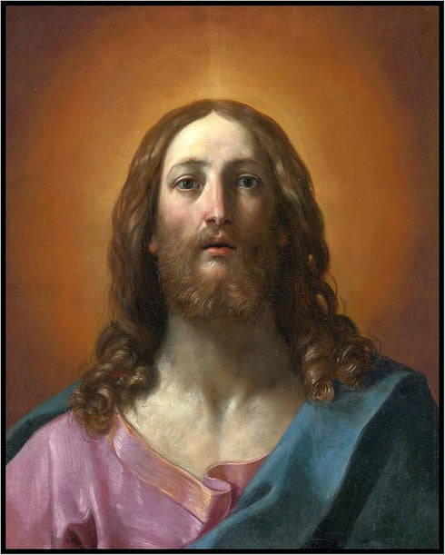Posterizer 1 pcs-Bust of Christ c. 1624 painting poster-Religious Posters-Gifts for Christians -Decor for Church, Sunday School Classroom- unframe...