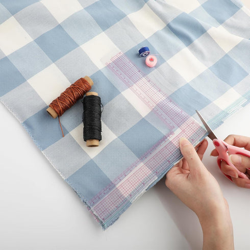 2 Pcs Plastic L-Square Shape Ruler French Curve Sewing Quilting Ruler Acrylic Ruler Professional Craft Tool for Tailor DIY Quilting Craft Tool Dra...