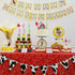 24pcs Farm Animals Party Favor Straws,Reusable Drink Birthday Party Straws,Chicken Sheep Horse Cow Pig Farm Party Supplies With 2 Cleaning Brushes...