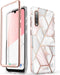 i-Blason Cosmo Series Slim Full-Body Stylish Protective Case for Samsung Galaxy A50/A50S, Marble Pink...