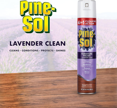 Pine-Sol Furniture Polish | Wood Furniture Polish Spray | Wood Polish Spray for Your Furniture Gives You A Powerful Clean You Can Trust | 12.7 Oun...