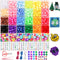AIXPROBEAD Bracelet Making Kit - 24 Colors Pony Beads Set, Friendship Bracelet Craft Kit with Beads for Bracelet and Jewelry Design for Girls and ...